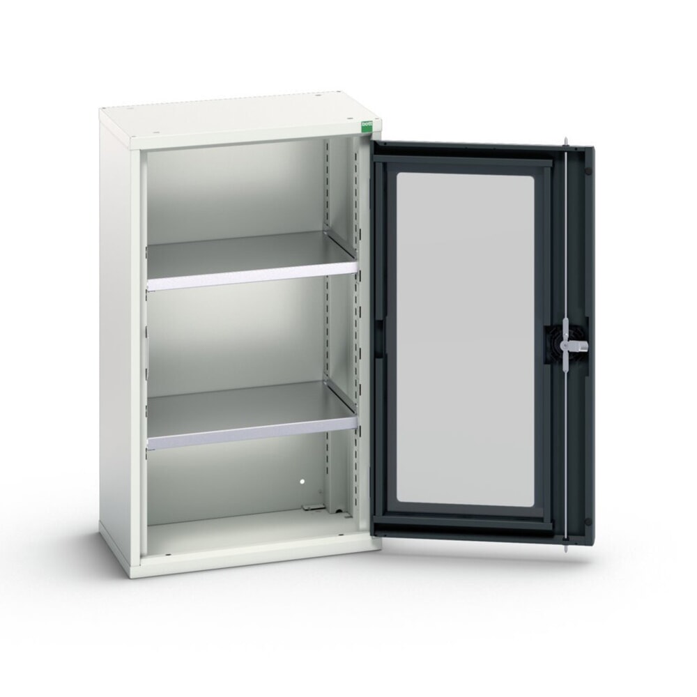bott verso Beistellschrank mit Sichtfenster, mit 2 Fachböden, BxTxH: 525 x 350 x 900 mm