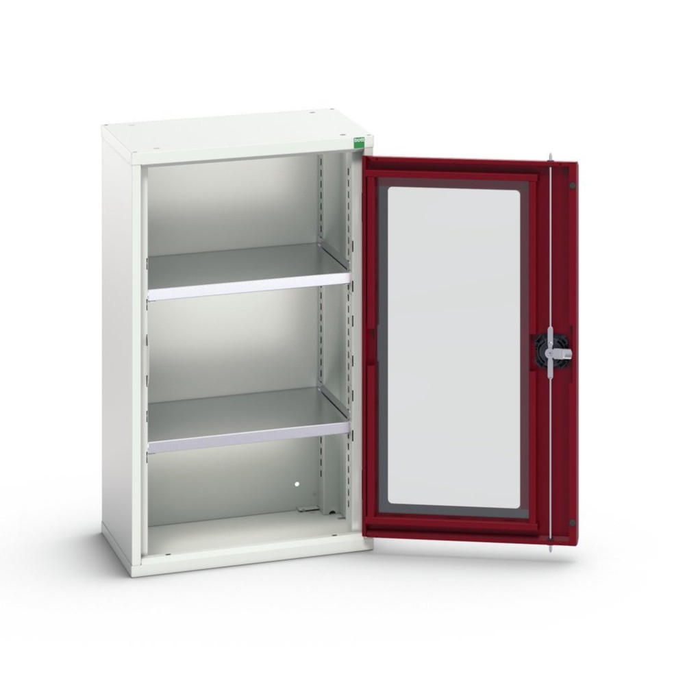 bott verso Beistellschrank mit Sichtfenster, mit 2 Fachböden, BxTxH: 525 x 350 x 900 mm