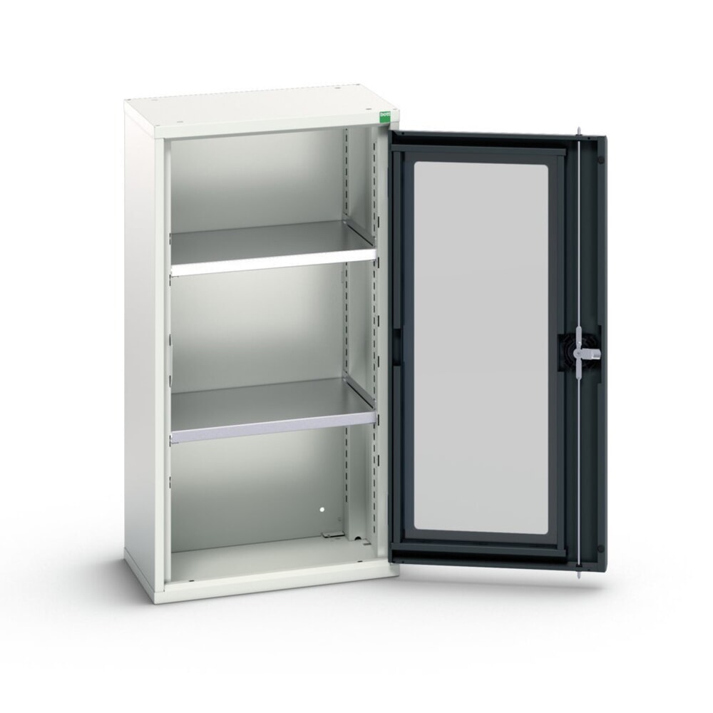 bott verso Beistellschrank mit Sichtfenster, mit 2 Fachböden, BxTxH: 525 x 350 x 1000 mm