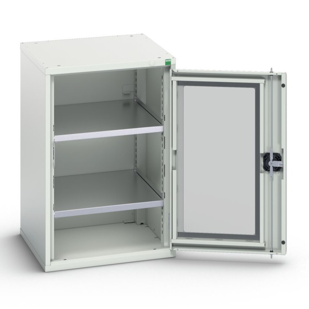 bott verso Beistellschrank mit Sichtfenster, mit 2 Fachböden, BxTxH: 525 x 550 x 800 mm
