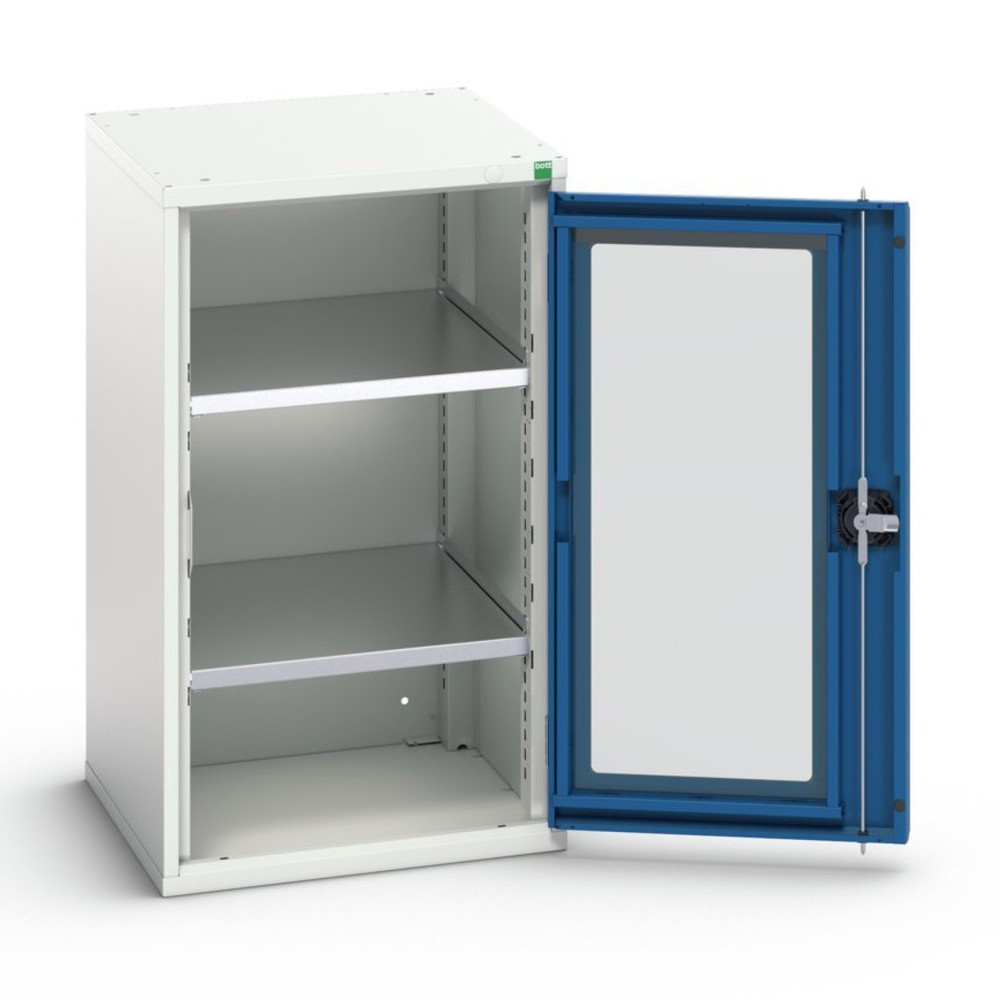 bott verso Beistellschrank mit Sichtfenster, mit 2 Fachböden, BxTxH: 525 x 550 x 900 mm