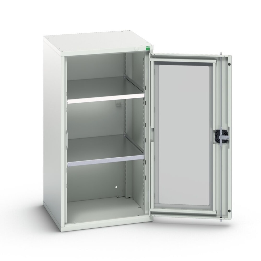 bott verso Beistellschrank mit Sichtfenster, mit 2 Fachböden, BxTxH: 525 x 550 x 1000 mm