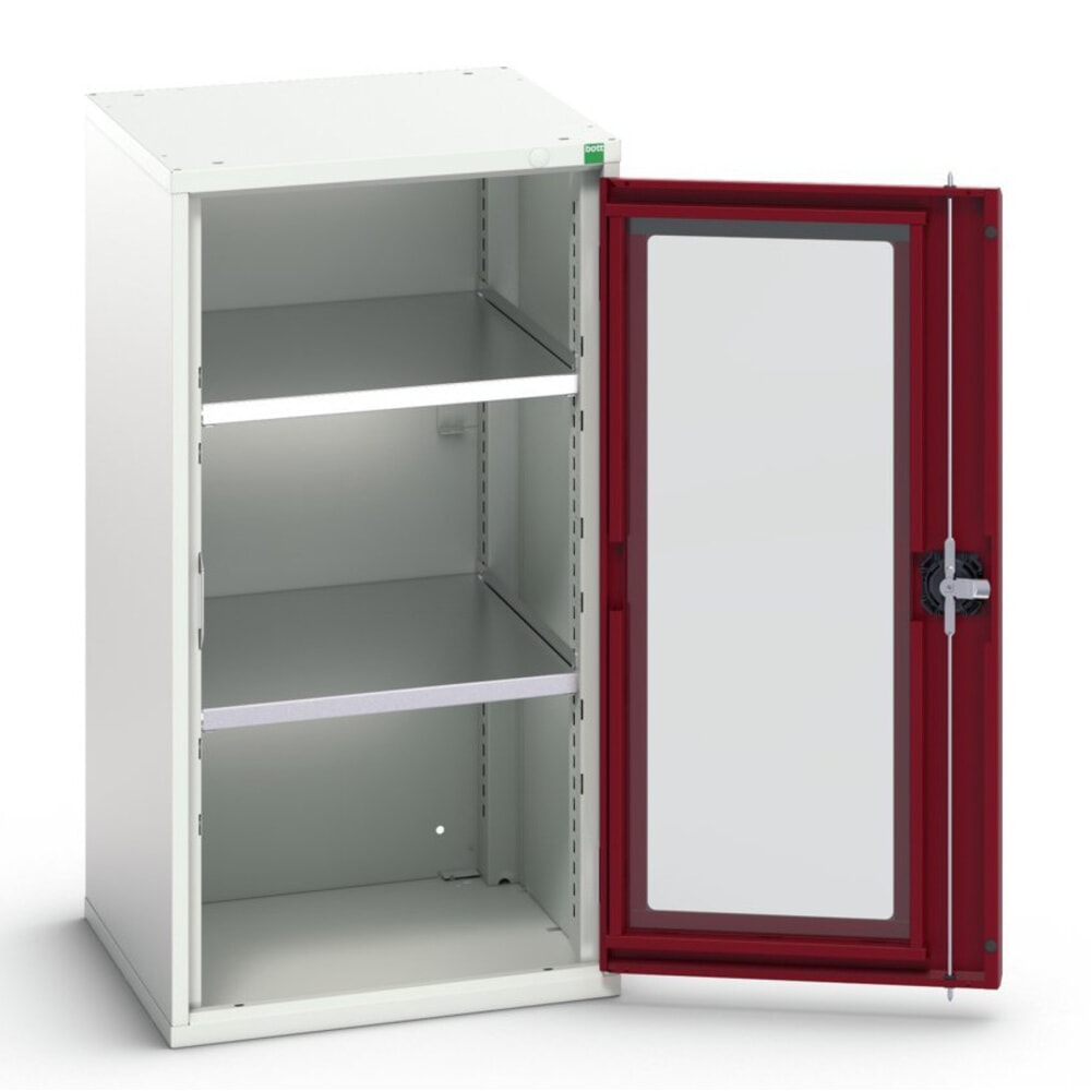 bott verso Beistellschrank mit Sichtfenster, mit 2 Fachböden, BxTxH: 525 x 550 x 1000 mm