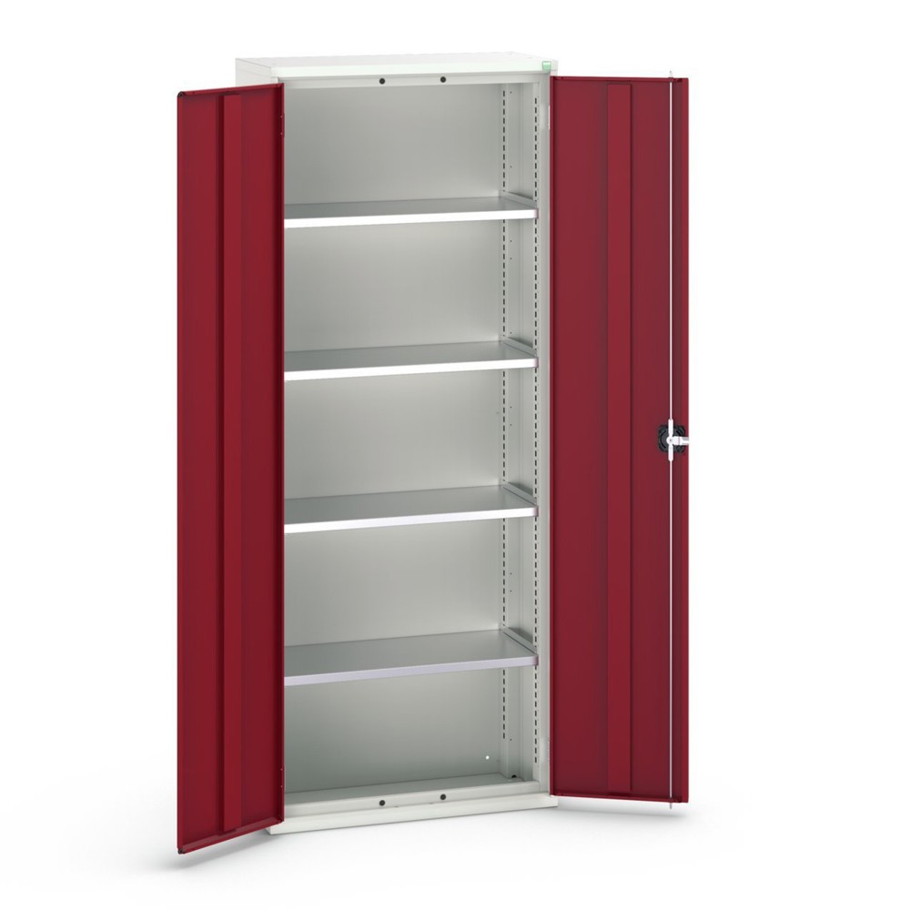 bott verso Flügeltürschrank, mit 4 Fachböden, BxTxH: 800 x 350 x 2000 mm