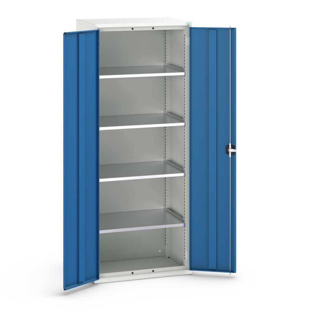 bott verso Flügeltürschrank, mit 4 Fachböden, BxTxH: 800 x 550 x 2000 mm