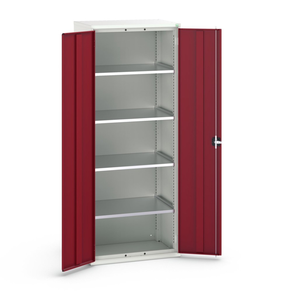 bott verso Flügeltürschrank, mit 4 Fachböden, BxTxH: 800 x 550 x 2000 mm