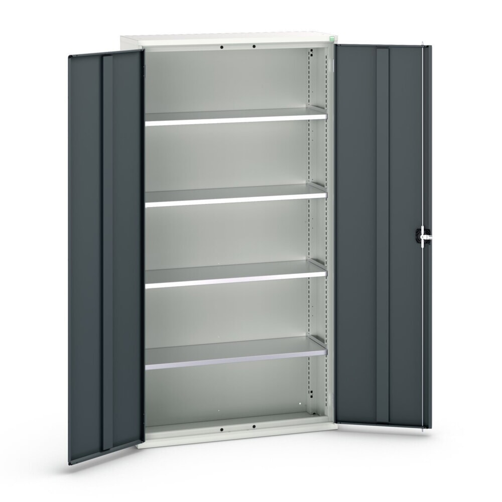 bott verso Flügeltürschrank, mit 4 Fachböden, BxTxH: 1050 x 350 x 2000 mm