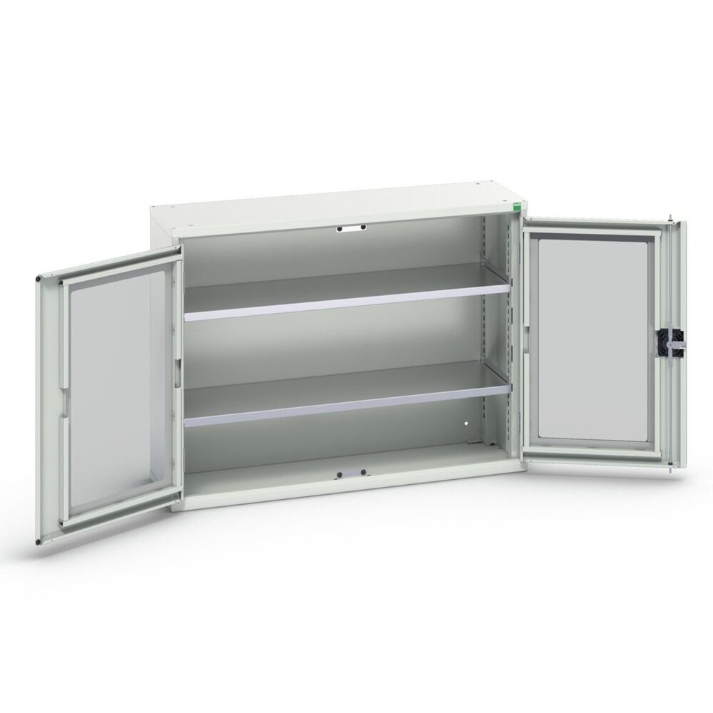 bott verso Beistellschrank mit Sichtfenster, mit 2 Fachböden, BxTxH: 1050 x 350 x 800 mm