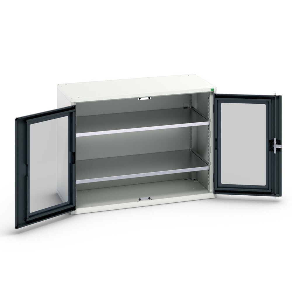 bott verso Beistellschrank mit Sichtfenster, mit 2 Fachböden, BxTxH: 1050 x 550 x 800 mm