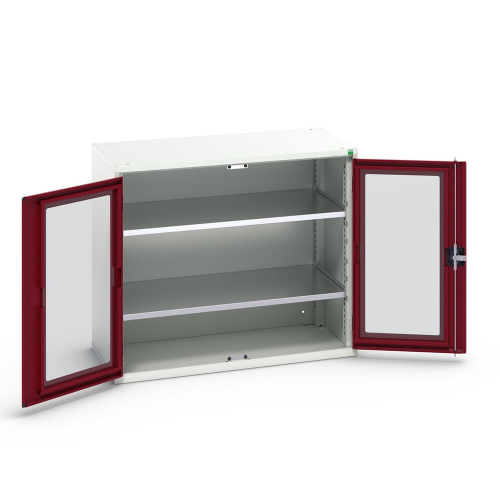 bott verso Beistellschrank mit Sichtfenster, mit 2 Fachböden, BxTxH: 1050 x 550 x 900 mm