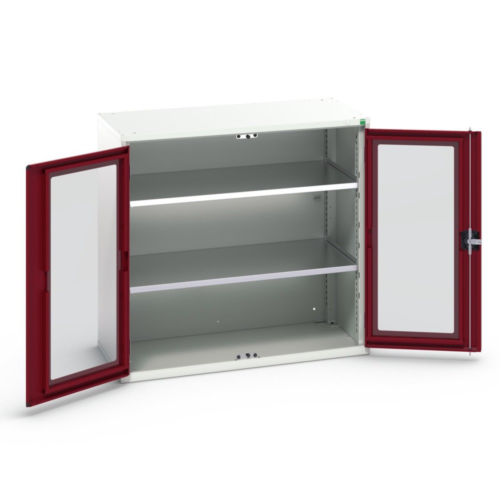 bott verso Beistellschrank mit Sichtfenster, mit 2 Fachböden, BxTxH: 1050 x 550 x 1000 mm