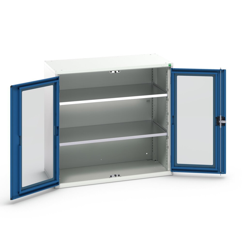 bott verso Beistellschrank mit Sichtfenster, mit 2 Fachböden, BxTxH: 1050 x 550 x 1000 mm