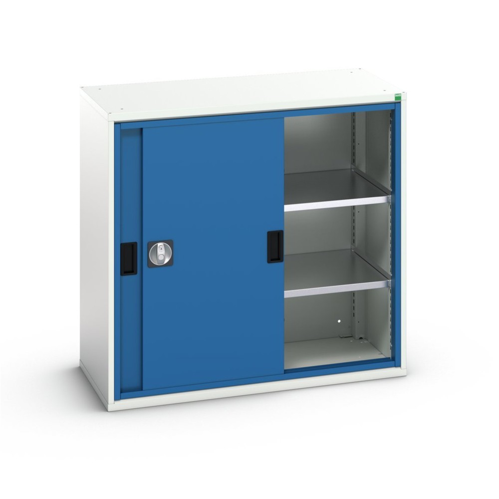 bott verso Schiebetürschrank, mit 2 Fachböden, BxTxH: 1050 x 550 x 1000 mm
