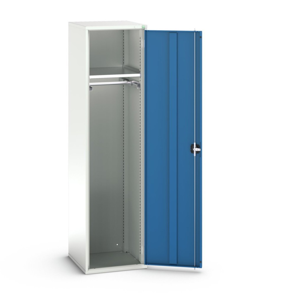 bott verso Kleiderspind, mit 1 Fachboden und 1 Kleiderstange, BxTxH: 525 mm x 550 mm x 2000 mm