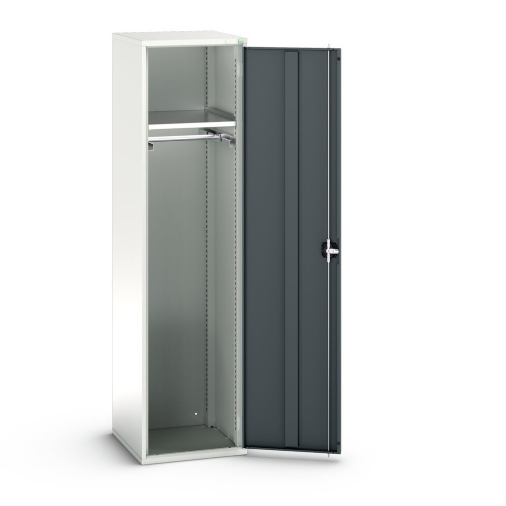 bott verso Kleiderspind, mit 1 Fachboden und 1 Kleiderstange, BxTxH: 525 mm x 550 mm x 2000 mm