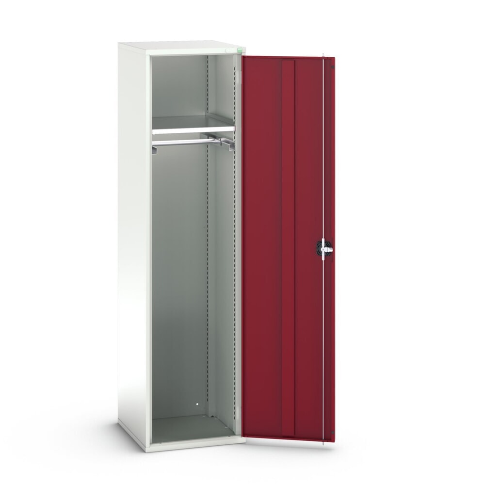bott verso Kleiderspind, mit 1 Fachboden und 1 Kleiderstange, BxTxH: 525 mm x 550 mm x 2000 mm