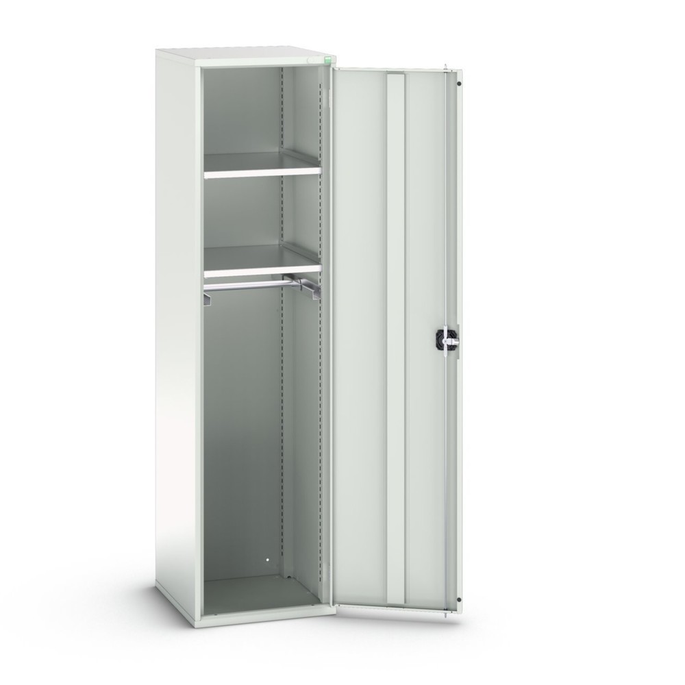 bott verso Garderobenschrank, mit 2 Fachböden und 1 Kleiderstange, BxTxH: 525 x 550 x 2000 mm