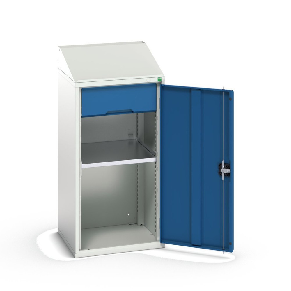 bott verso Pultschrank, mit 1 Fachboden und 1 Schublade, BxTxH: 525 x 550 x 1130 mm