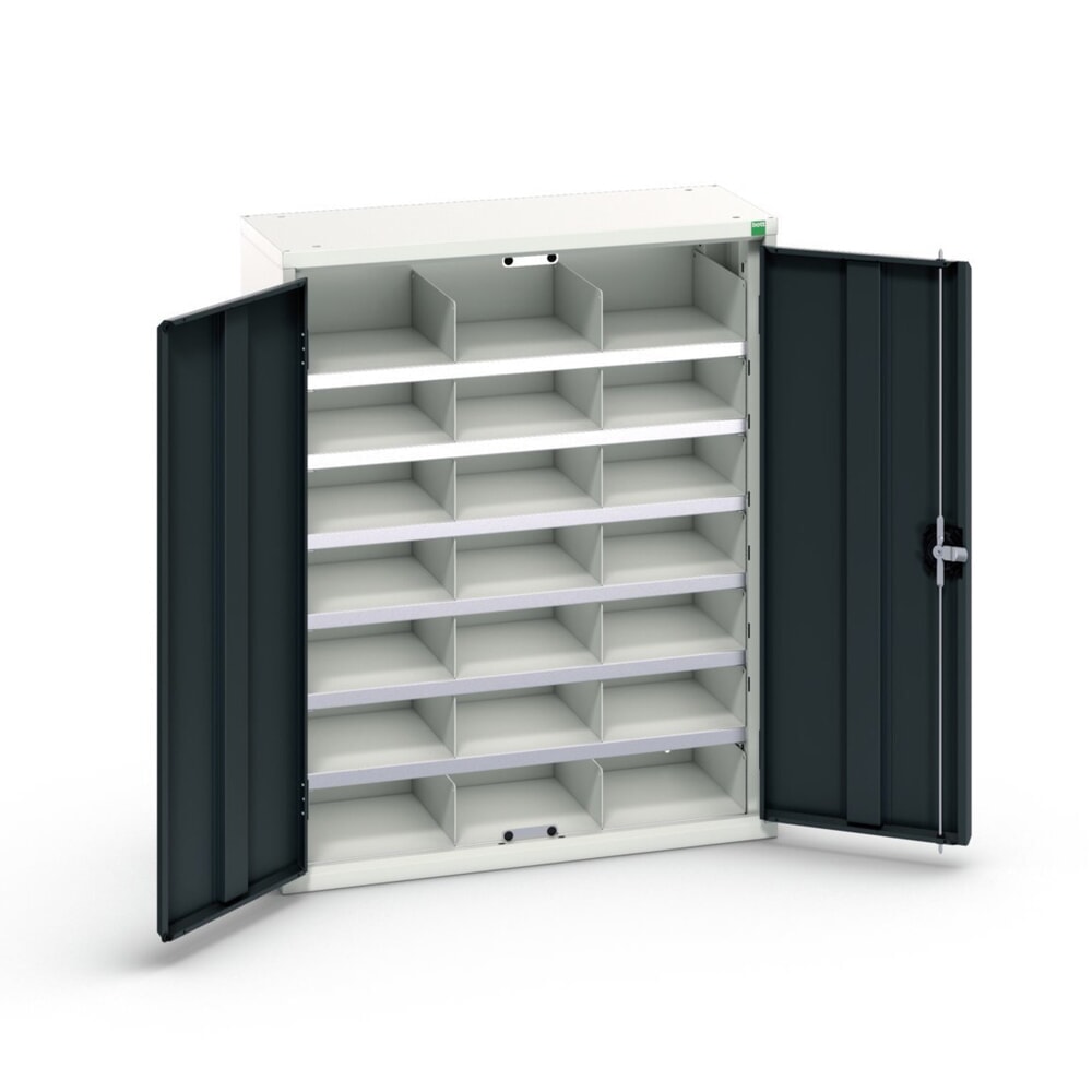 bott verso Fächerschrank, mit 21 Abteilen, BxTxH: 800 x 350 x 1000 mm