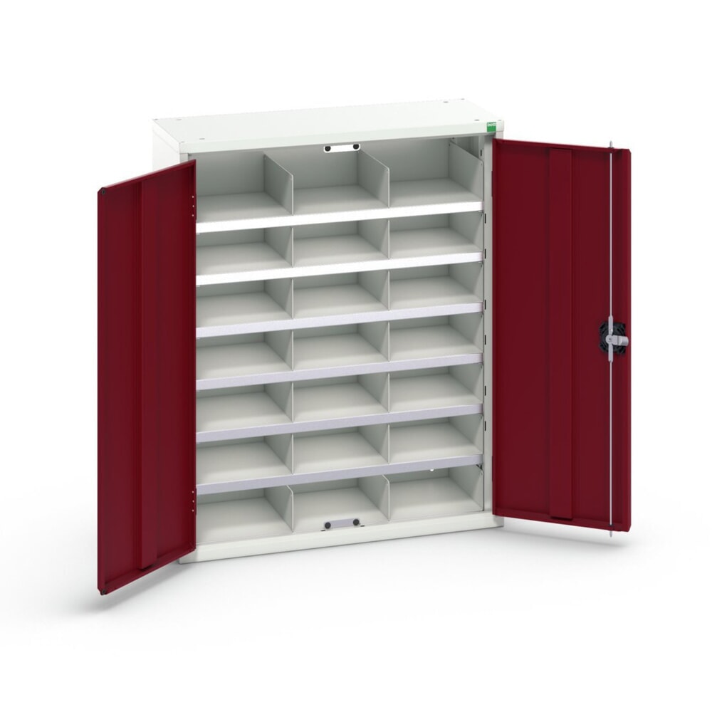 bott verso Fächerschrank, mit 21 Abteilen, BxTxH: 800 x 350 x 1000 mm