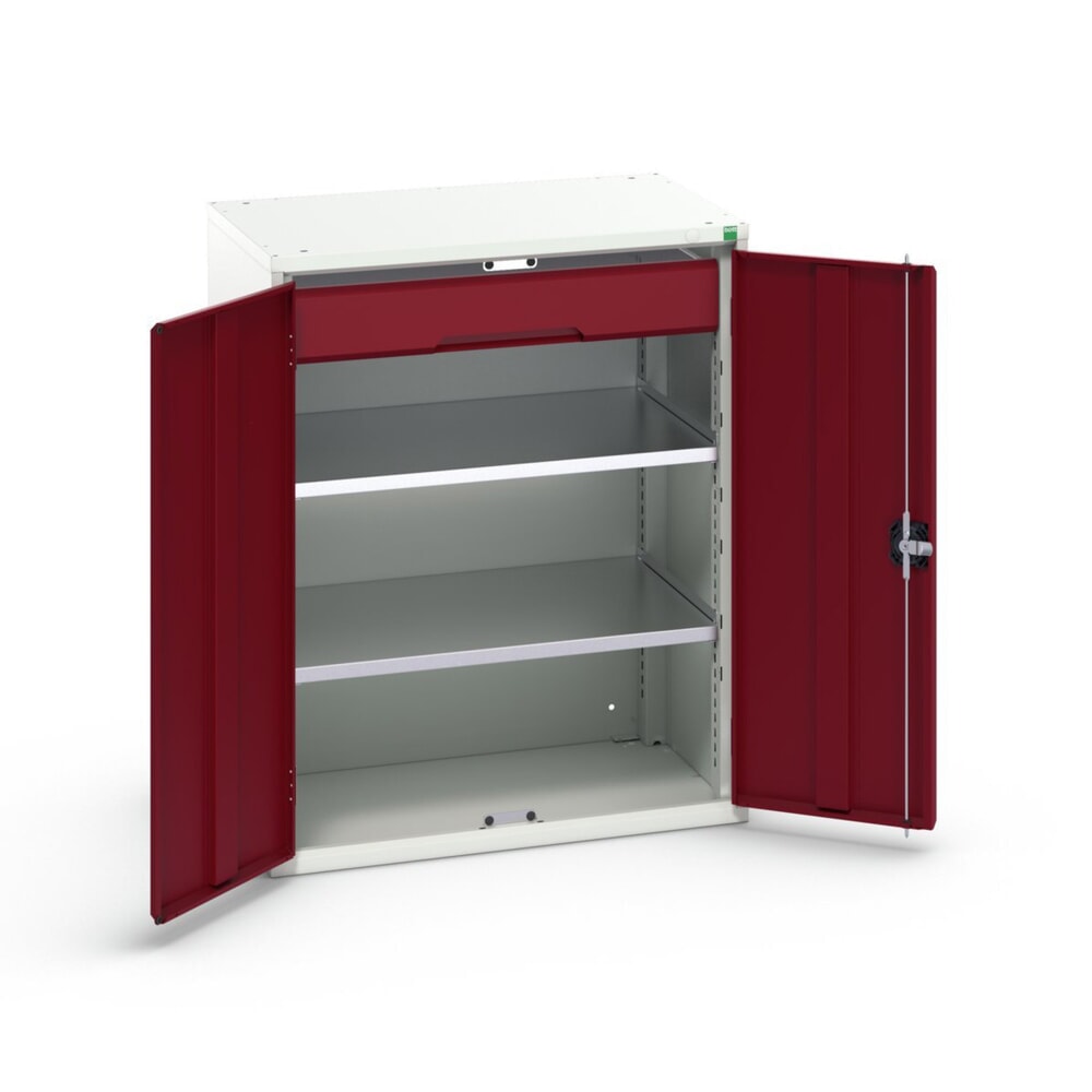 bott verso Beistellschrank mit Schubladen, mit 2 Fachböden und 1 Schublade, BxTxH: 800 x 550 x 1000 mm