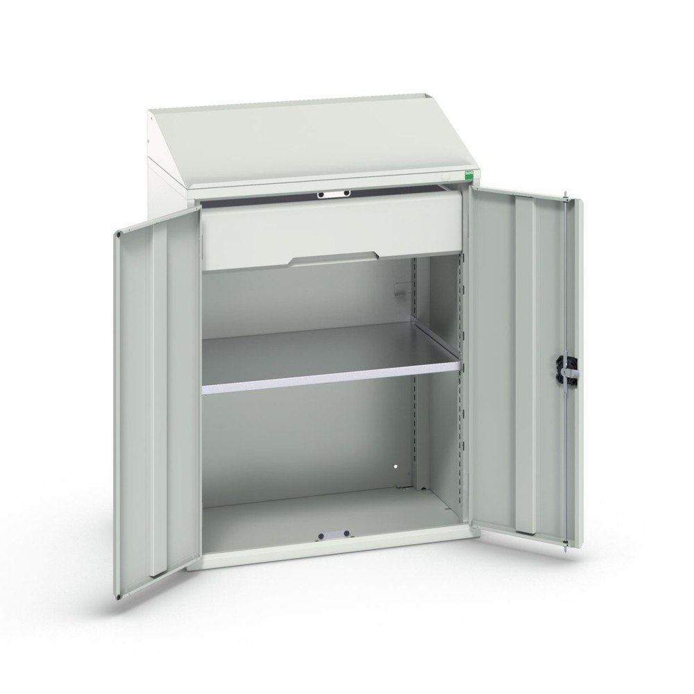 bott verso Pultschrank, mit 1 Fachboden und 1 Schublade, BxTxH: 800 x 550 x 1130 mm