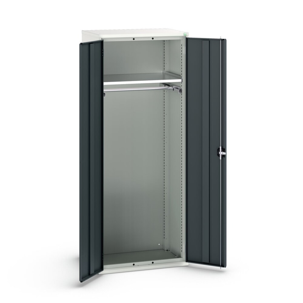 bott verso Flügeltürschrank, mit 1 Fachboden und 1 Kleiderstange, BxTxH: 800 x 550 x 2000 mm