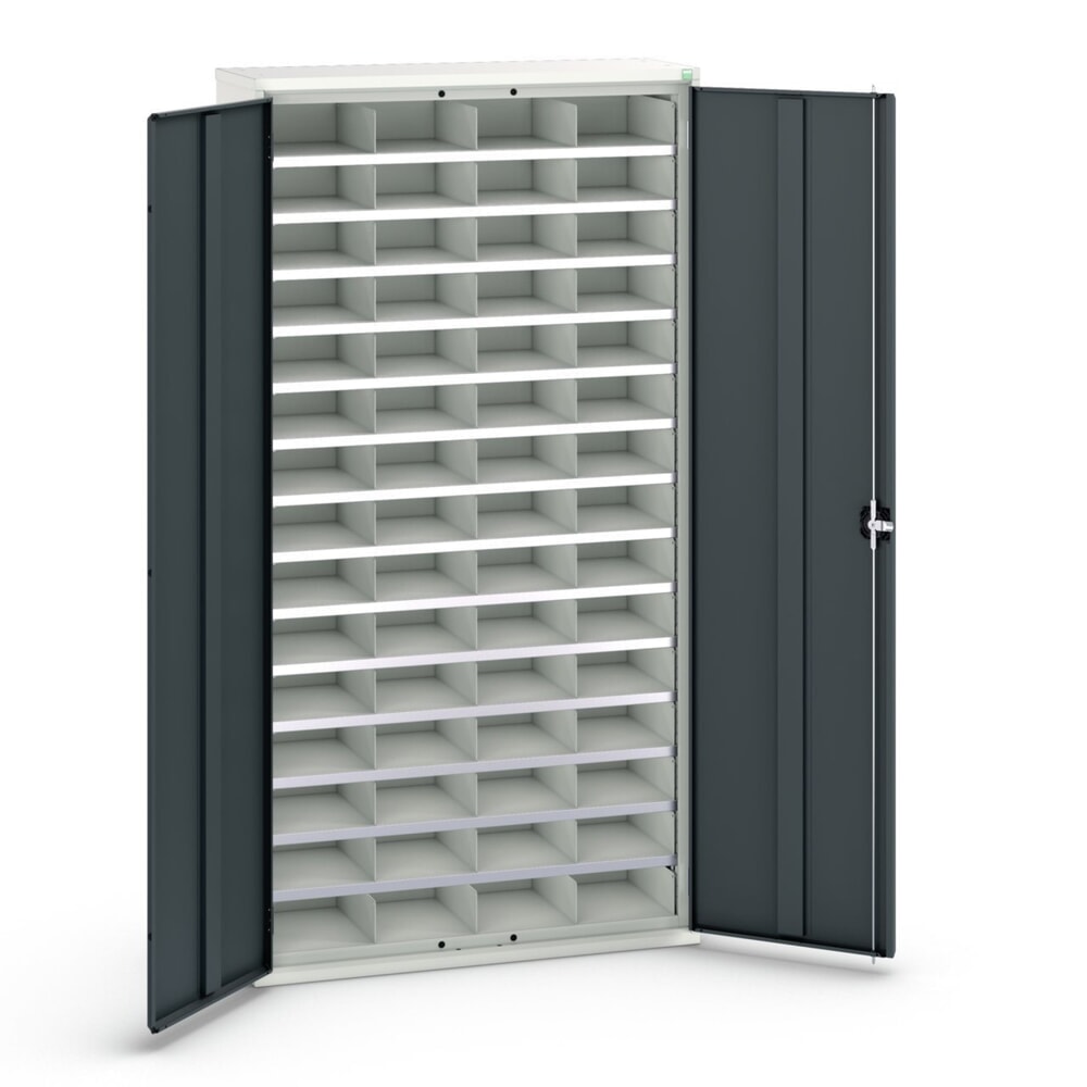 bott verso Fächerschrank, mit 60 Abteilen, BxTxH: 1050 x 350 x 2000 mm