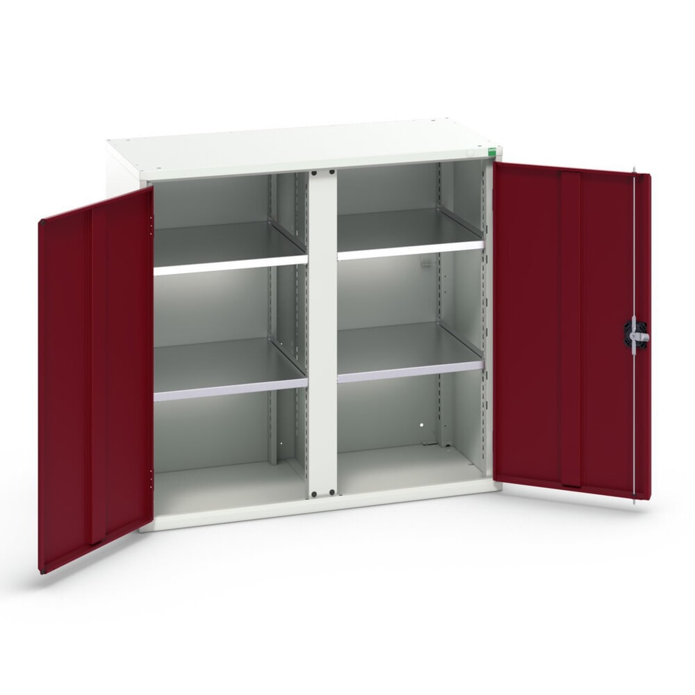 bott verso Flügeltürschrank, mit 4 Fachböden, BxTxH: 1050 x 550 x 1000 mm