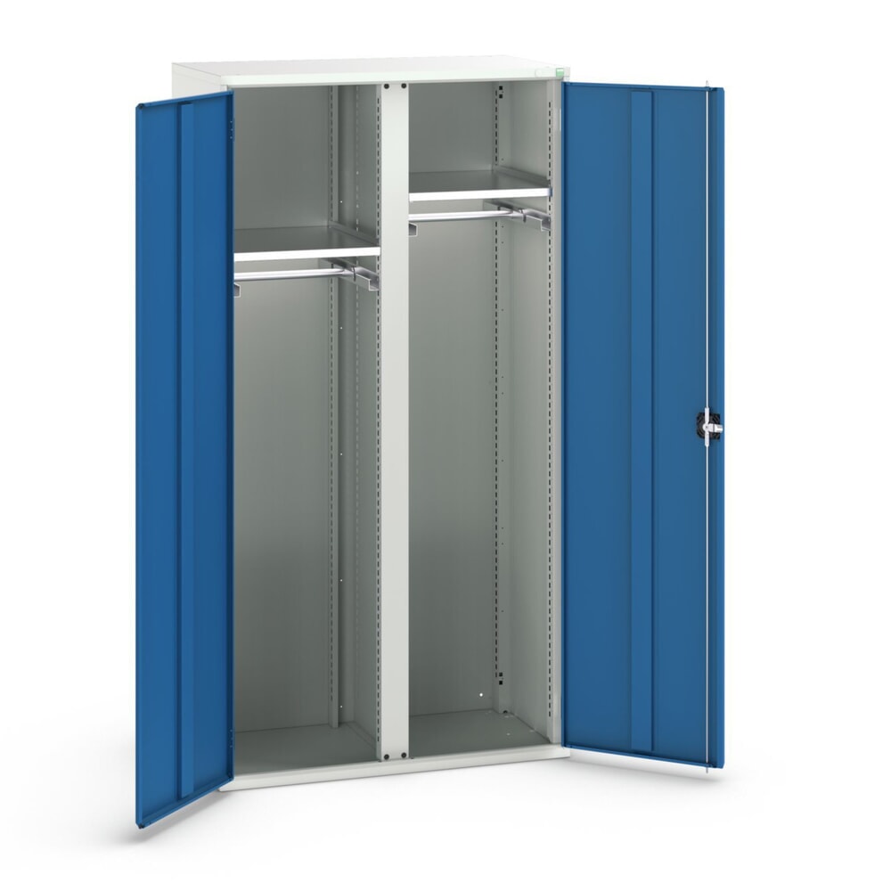 bott verso Flügeltürschrank mit Schubladen, mit 2 Fachböden und 2 Kleiderstangen, BxTxH: 1050 x550 x 2000 mm