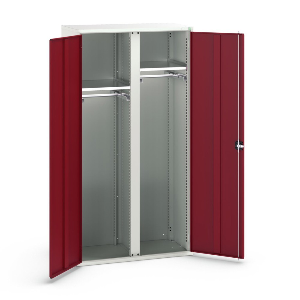bott verso Flügeltürschrank mit Schubladen, mit 2 Fachböden und 2 Kleiderstangen, BxTxH: 1050 x550 x 2000 mm