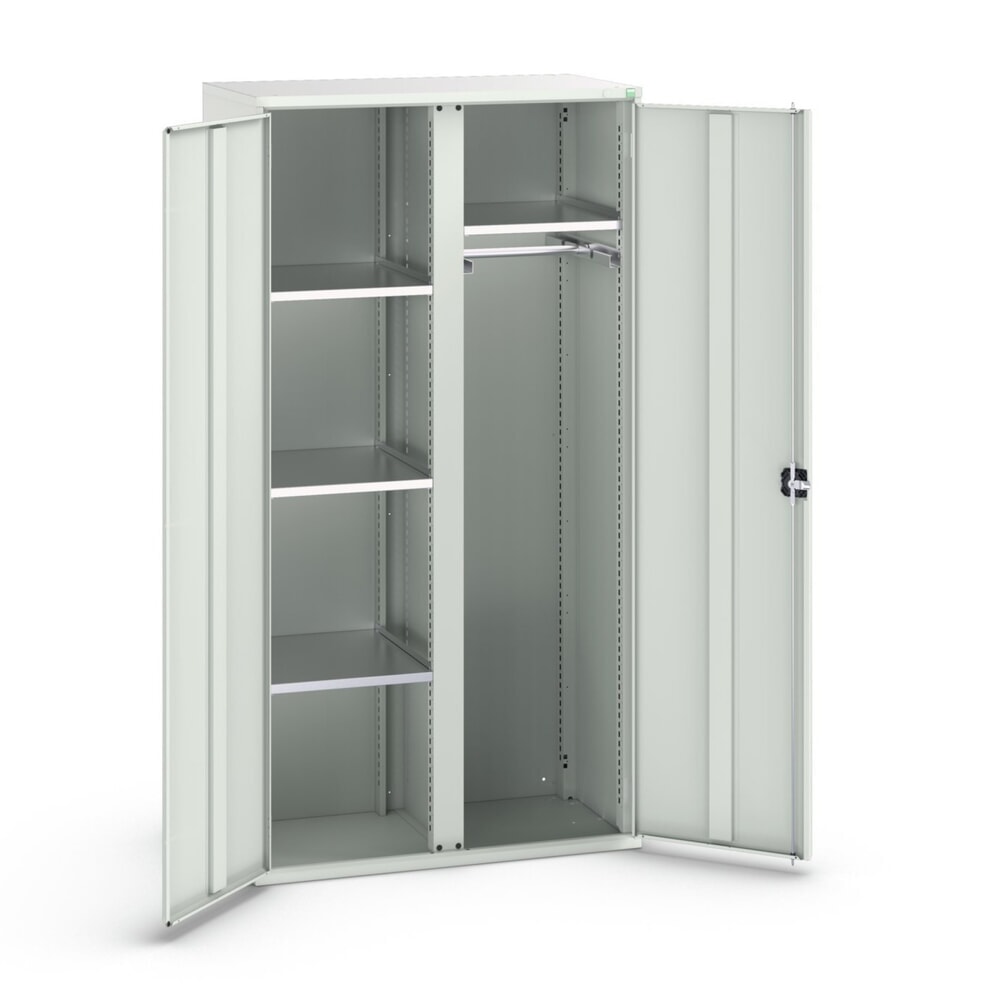 bott verso Flügeltürschrank, mit 4 Fachböden und 1 Kleiderstange, BxTxH: 1050 x550 x 2000 mm