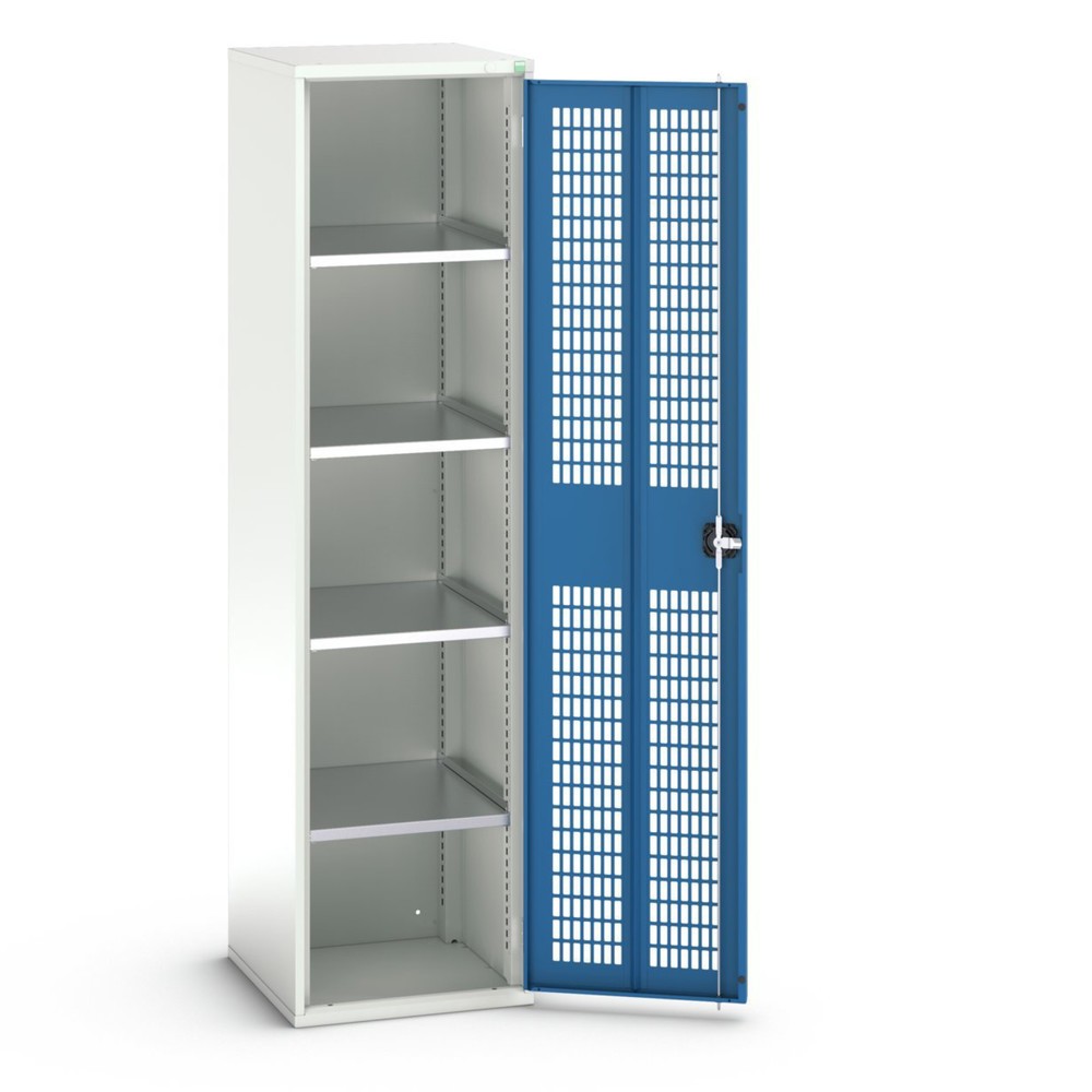 bott verso Flügeltürschrank mit Belüftung, mit 4 Fachböden, BxTxH: 525 x 550 x 2000 mm