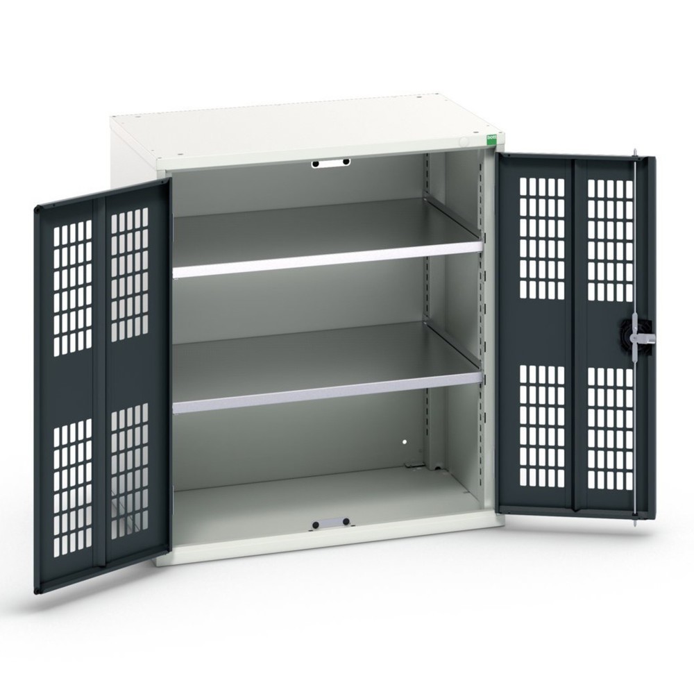 bott verso Flügeltürschrank mit Belüftung, mit 2 Fachböden, BxTxH: 800 x 550 x 900 mm