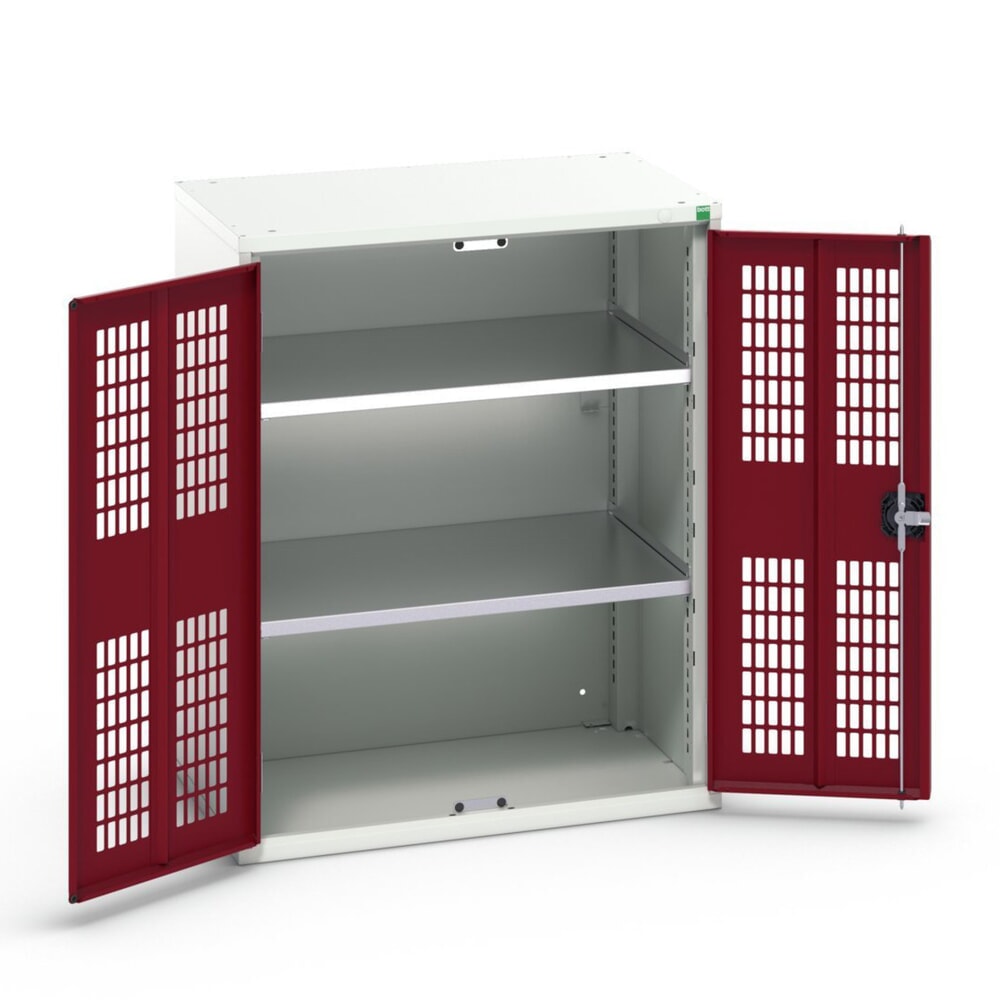 bott verso Flügeltürschrank mit Belüftung, mit 2 Fachböden, BxTxH: 800 x 550 x 1000 mm