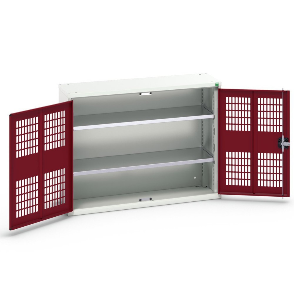 bott verso Flügeltürschrank mit Belüftung, mit 2 Fachböden, BxTxH: 1050 x 350 x 800 mm