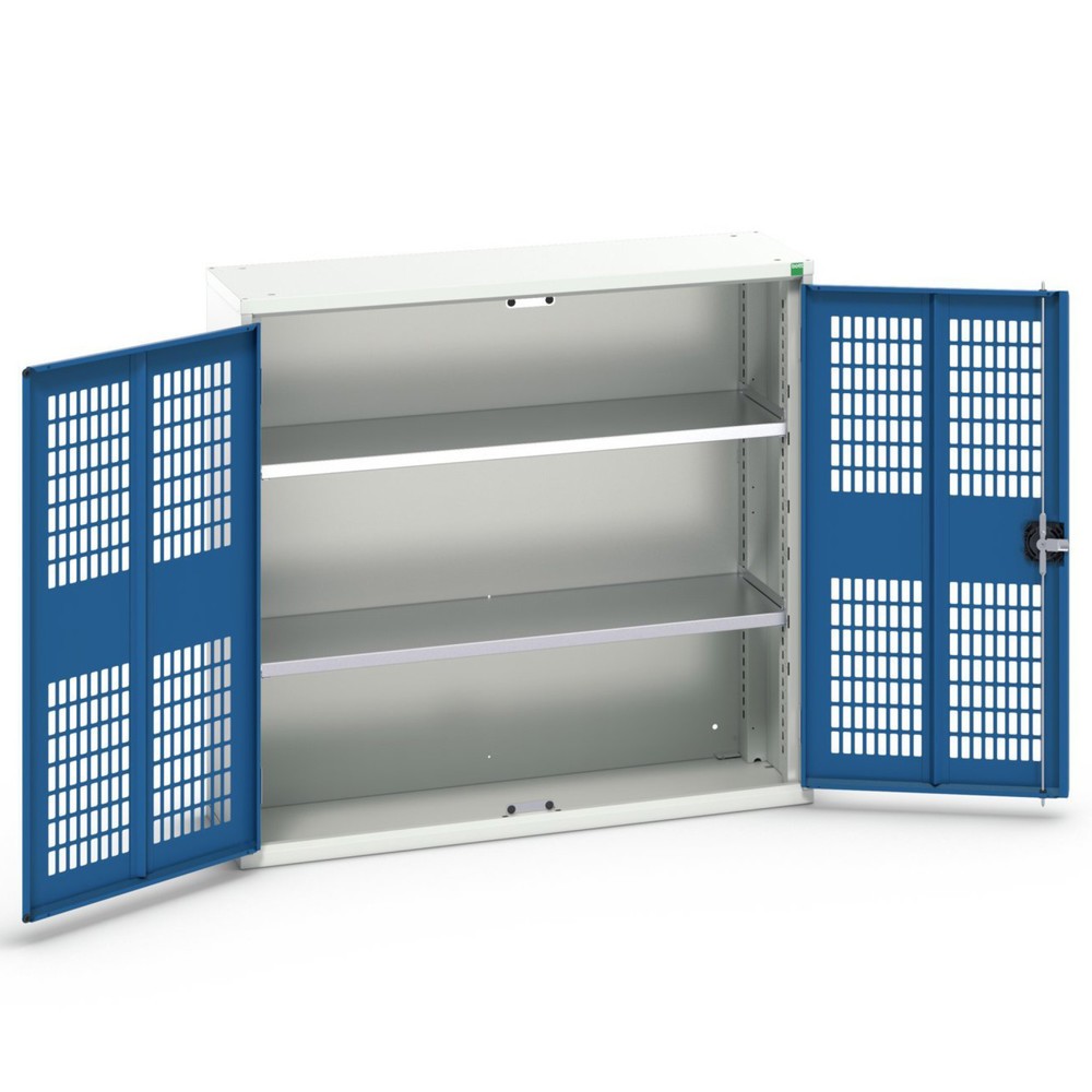 bott verso Flügeltürschrank mit Belüftung, mit 2 Fachböden, BxTxH: 1050 x 350 x 1000 mm