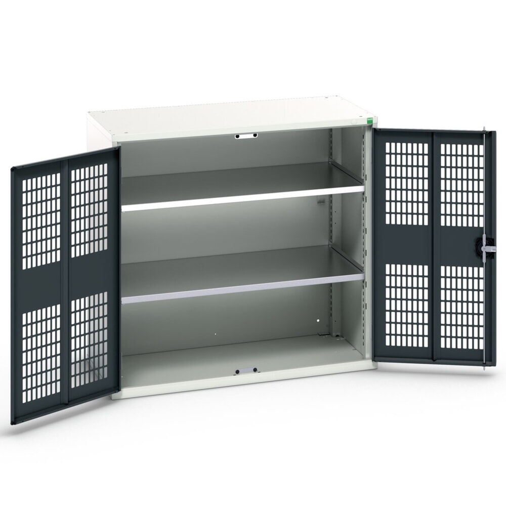 bott verso Flügeltürschrank mit Belüftung, mit 2 Fachböden, BxTxH: 1050 x 550 x 1000 mm
