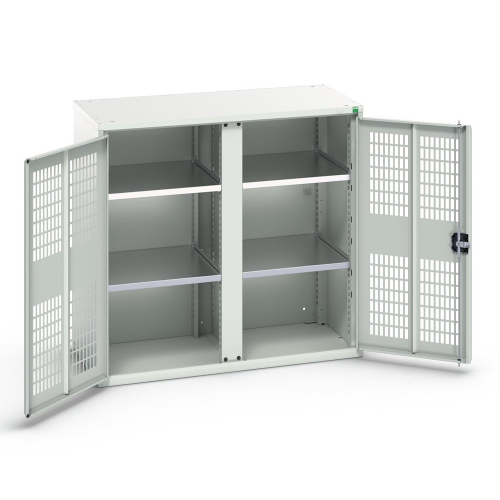 bott verso Kleiderspind mit Belüftung, mit 4 Fachböden und Trennwand, BxTxH: 1050 x 550 x 1000 mm