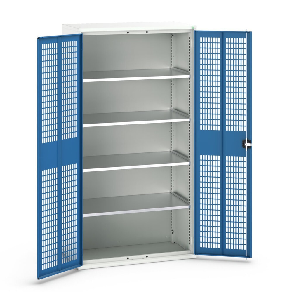 bott verso Flügeltürschrank mit Belüftung, mit 4 Fachböden, BxTxH: 1050 x550 x 2000 mm