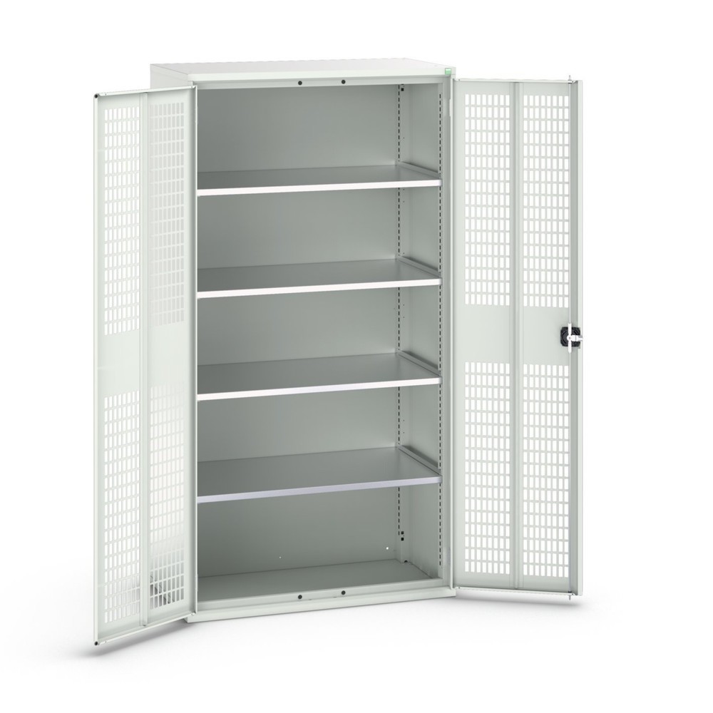 bott verso Flügeltürschrank mit Belüftung, mit 4 Fachböden, BxTxH: 1050 x550 x 2000 mm