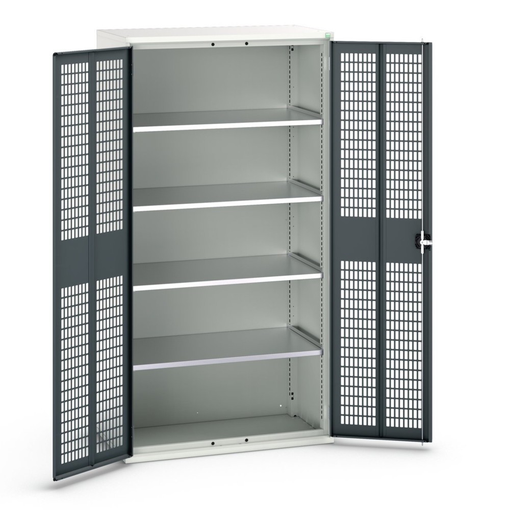 bott verso Flügeltürschrank mit Belüftung, mit 4 Fachböden, BxTxH: 1050 x550 x 2000 mm