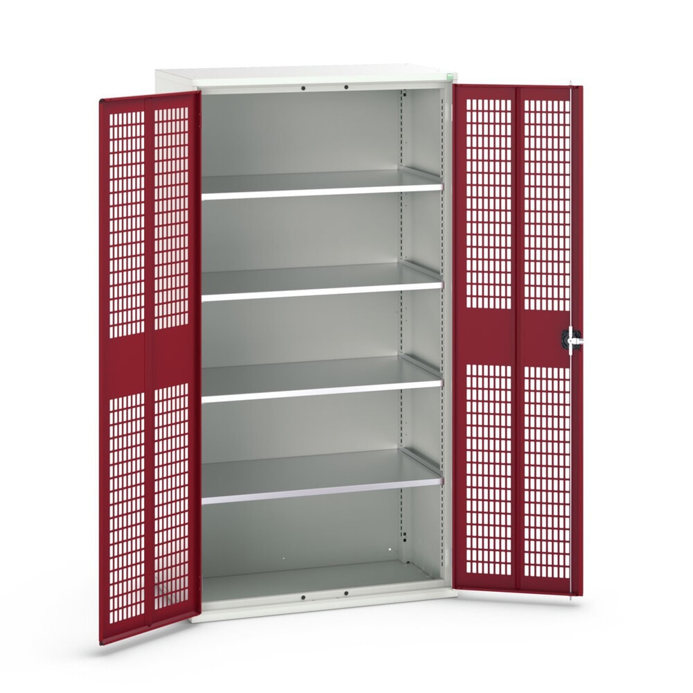 bott verso Flügeltürschrank mit Belüftung, mit 4 Fachböden, BxTxH: 1050 x550 x 2000 mm
