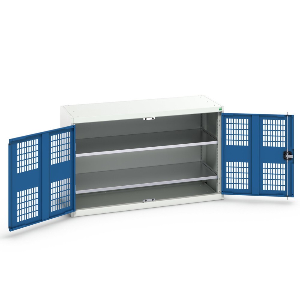 bott verso Flügeltürschrank mit Belüftung, mit 2 Fachböden, BxTxH: 1300 x 550 x 800 mm