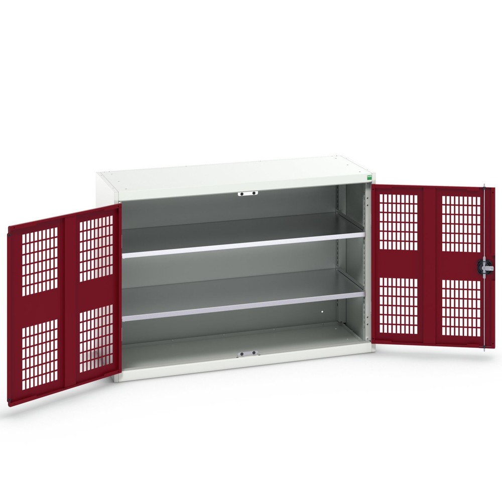 bott verso Flügeltürschrank mit Belüftung, mit 2 Fachböden, BxTxH: 1300 x 550 x 900 mm