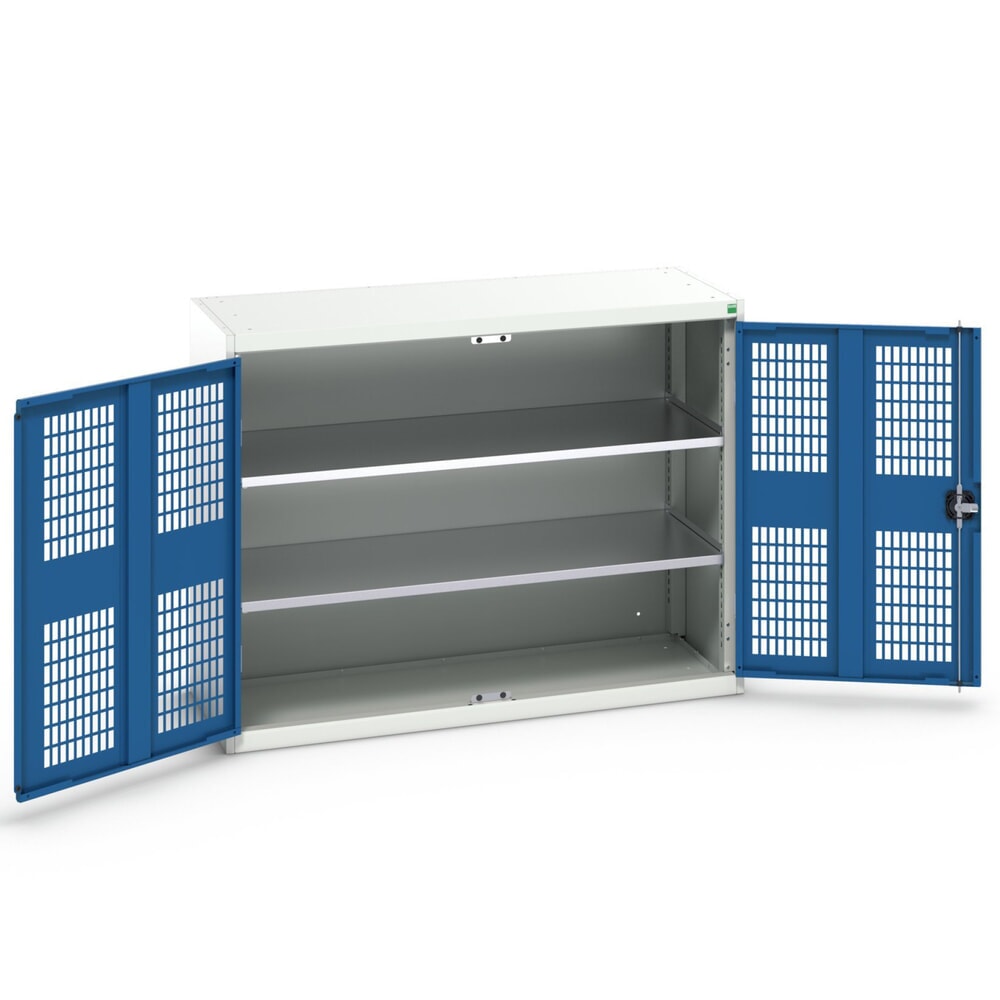 bott verso Flügeltürschrank mit Belüftung, mit 2 Fachböden, BxTxH: 1300 x 550 x 1000 mm