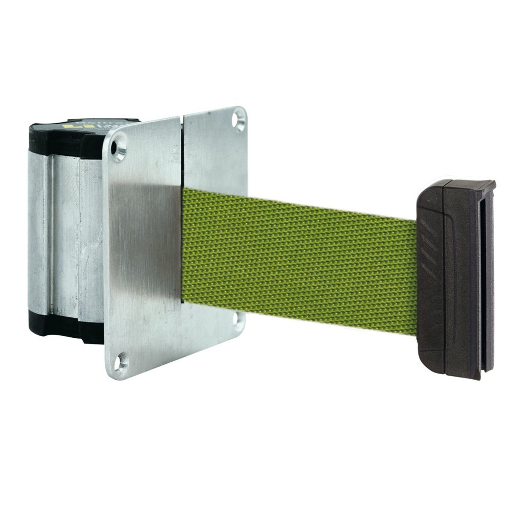 Absperr-Wandgurt L mit magnetischem Endstück, Länge 3,7 m, oliv