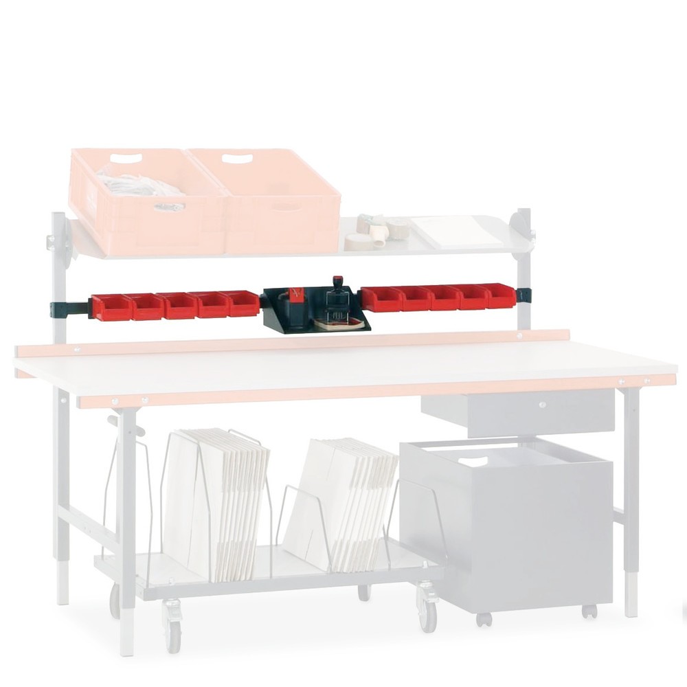 Multifunktionsträger für Rocholz Packtisch, HxBxT 40 x 1.640 x 40 mm
