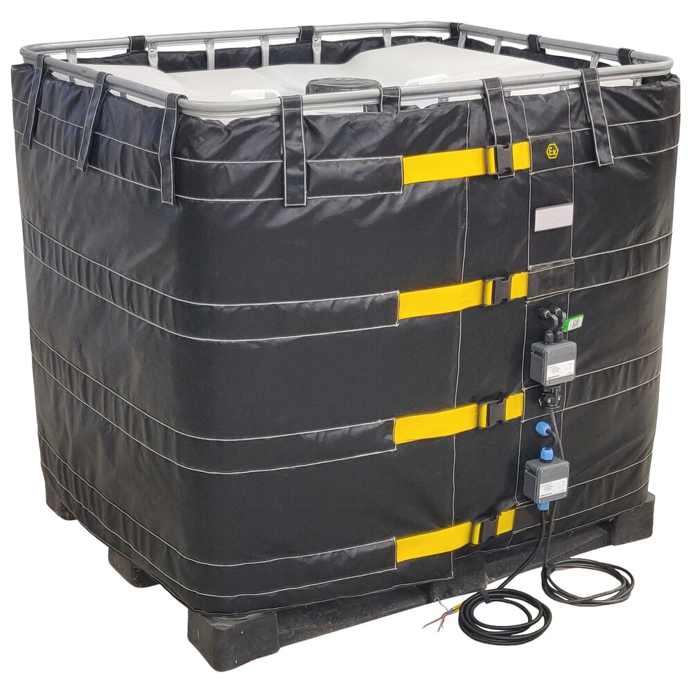 Kuhlmann ATEX Container-Heizmanschette für IBC, 1.000 l, 230 V, 2.400 W, LxBxH 4.400 x 25 x 1.000 mm