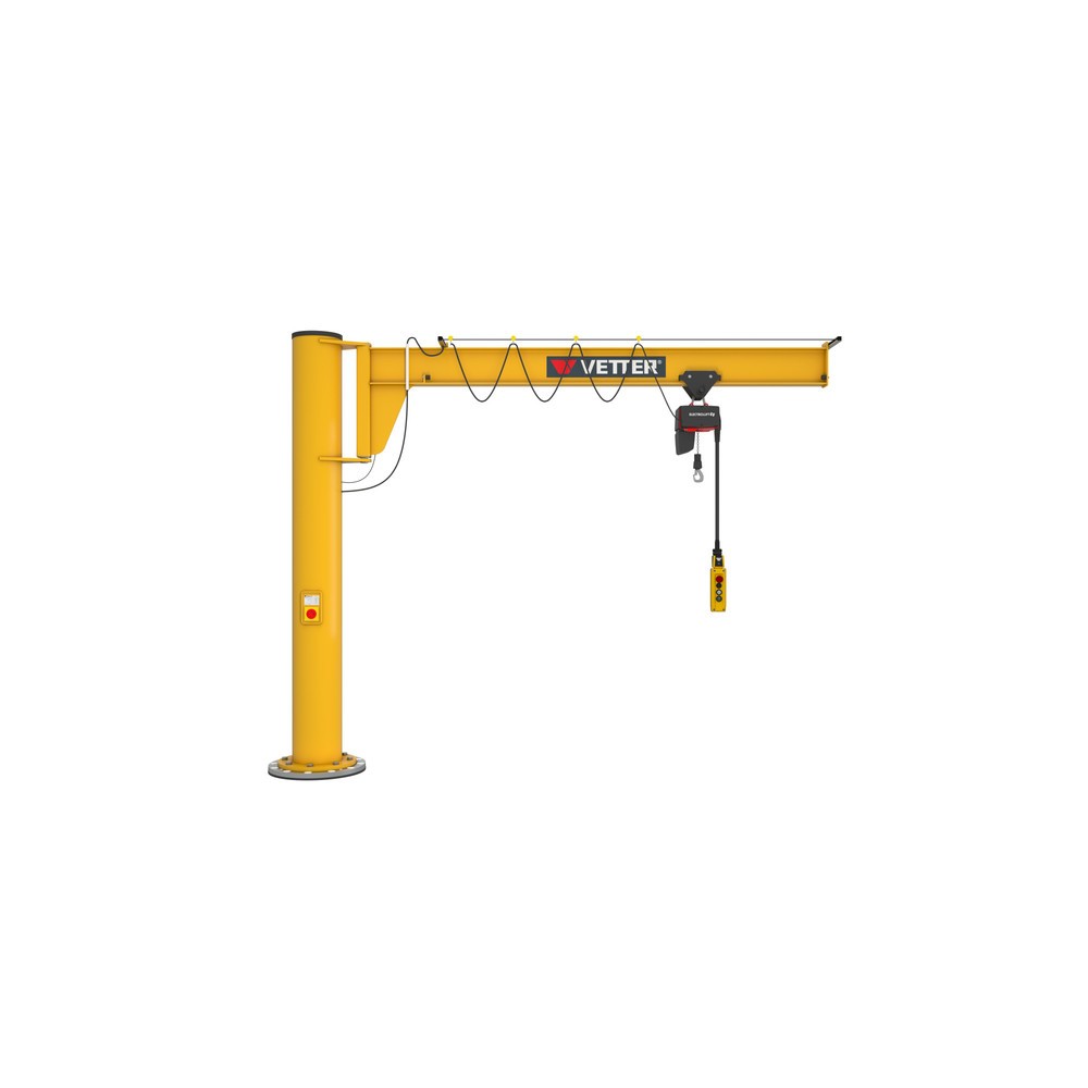 VETTER® Schwenkkran inkl. LIFTKET Elektrokettenzug, Säulenausführung 233172-YY